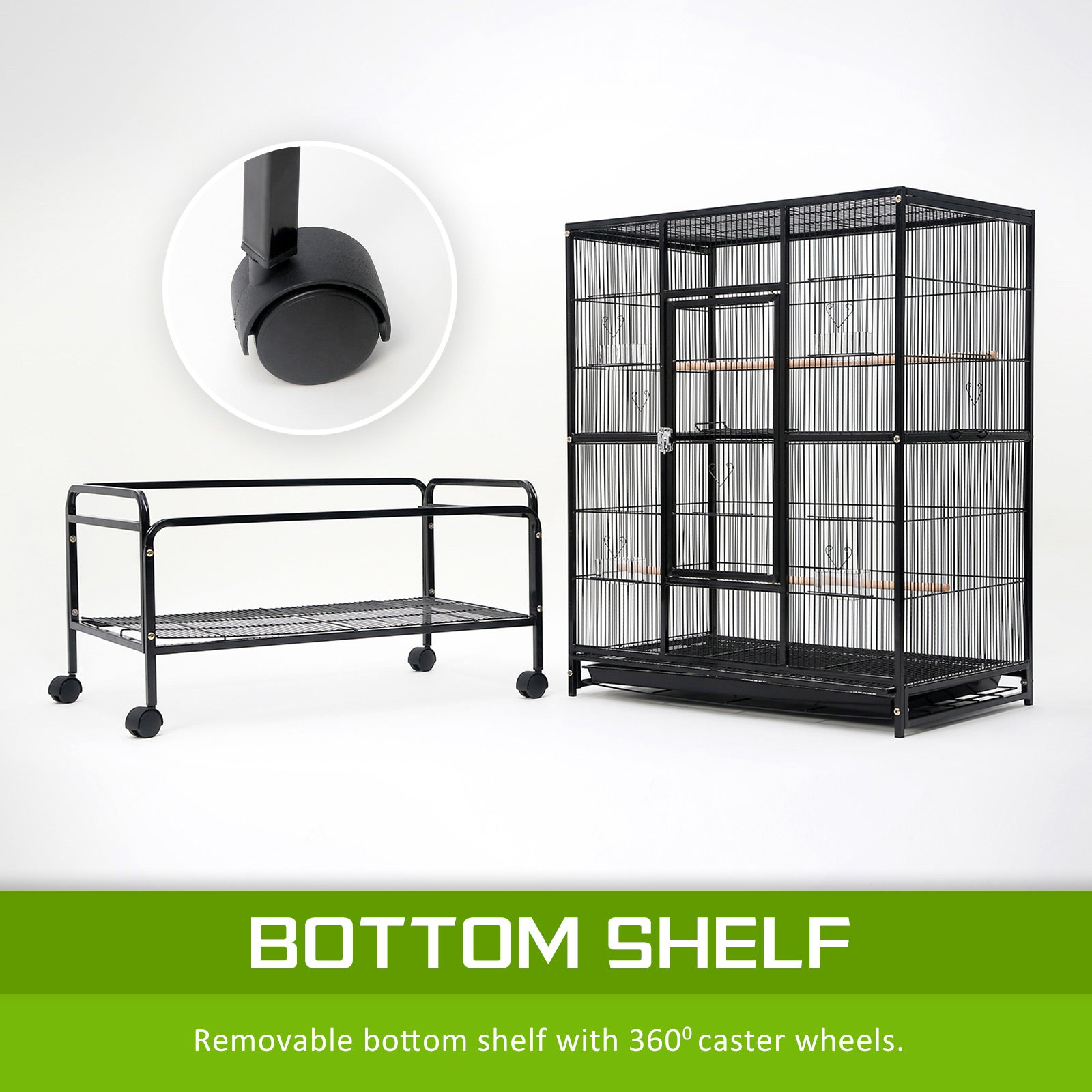 Bird Cage Parrot Aviary MELODY 137cm V274-PET-421A-137