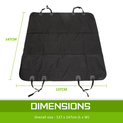 XXL Pet Dog Car Boot Seat Cover Waterproof Mat BLACK V274-PET-600D-147BK
