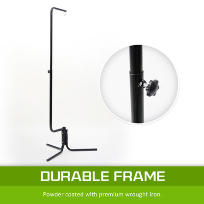 Bird Cage Hanger Stand Parrot Aviary SOLO 160cm V274-PET-B9-170