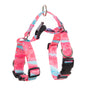 Dog Double-Lined Straps Harness Adjustable L MARBLE PINK V274-PET-BH-2HARN-L-MAPK
