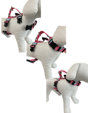 Dog Double-Lined Straps Harness Adjustable M SWEET GREEN V274-PET-BH-2HARN-M-SWGN