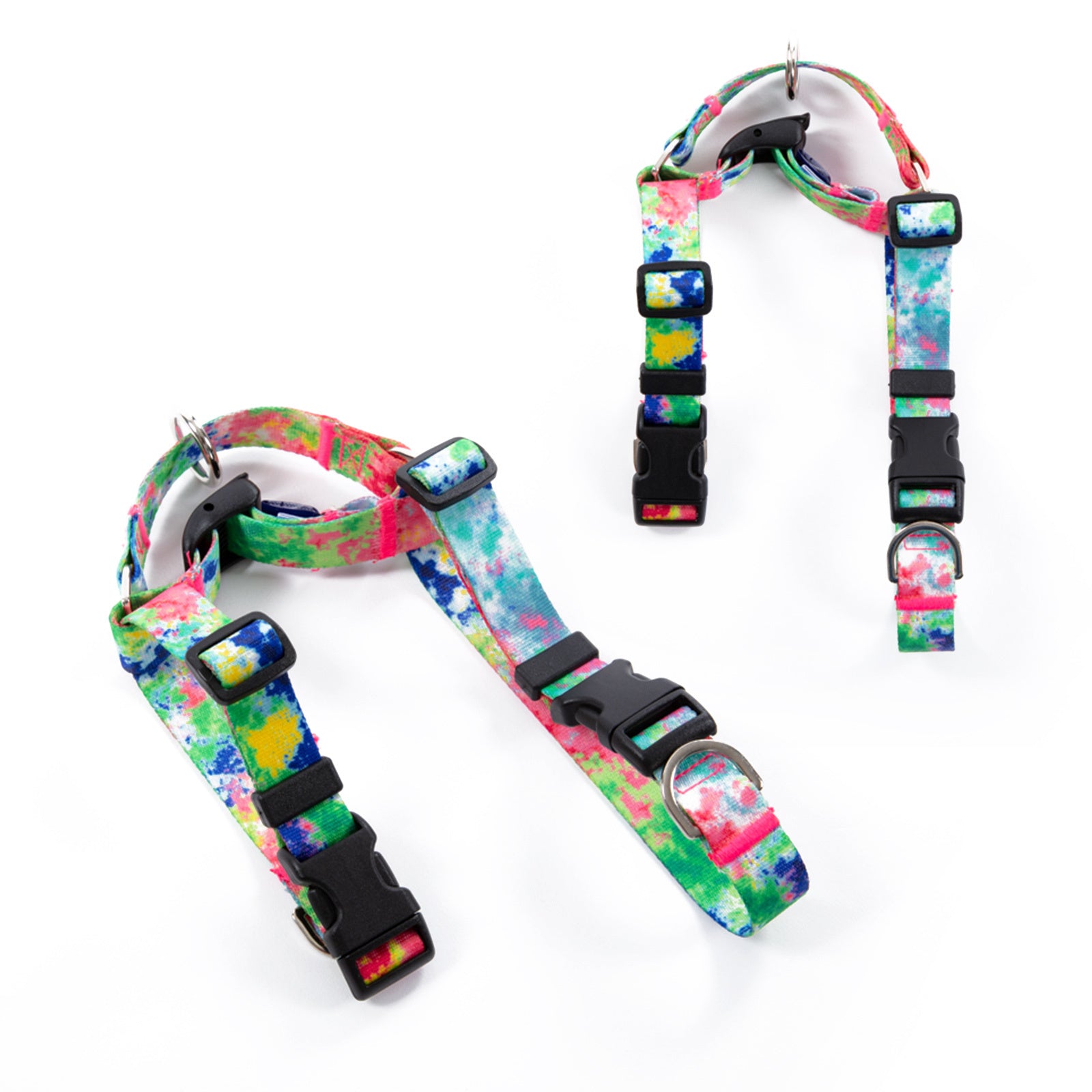 Dog Double-Lined Straps Harness Adjustable M SWEET GREEN V274-PET-BH-2HARN-M-SWGN