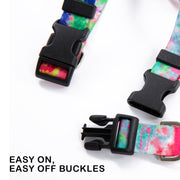 Dog Double-Lined Straps Harness Adjustable M SWEET GREEN V274-PET-BH-2HARN-M-SWGN