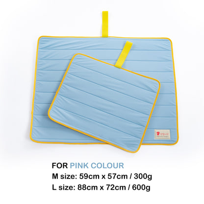 Pet Dog Cooling Mat Non-Slip Travel Roll Up Cool Pad Bed Outdoor M BLUE V274-PET-BH-COOLMAT-M-BU