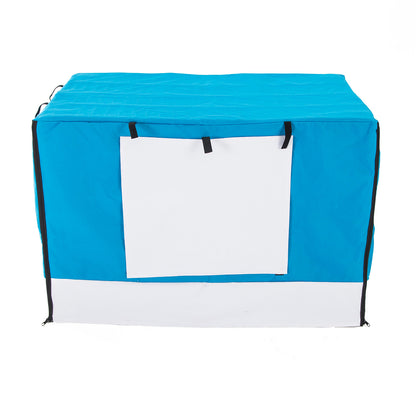 Cage Cover Enclosure for Wire Dog Cage Crate 24in BLUE V274-PET-CV24-BU