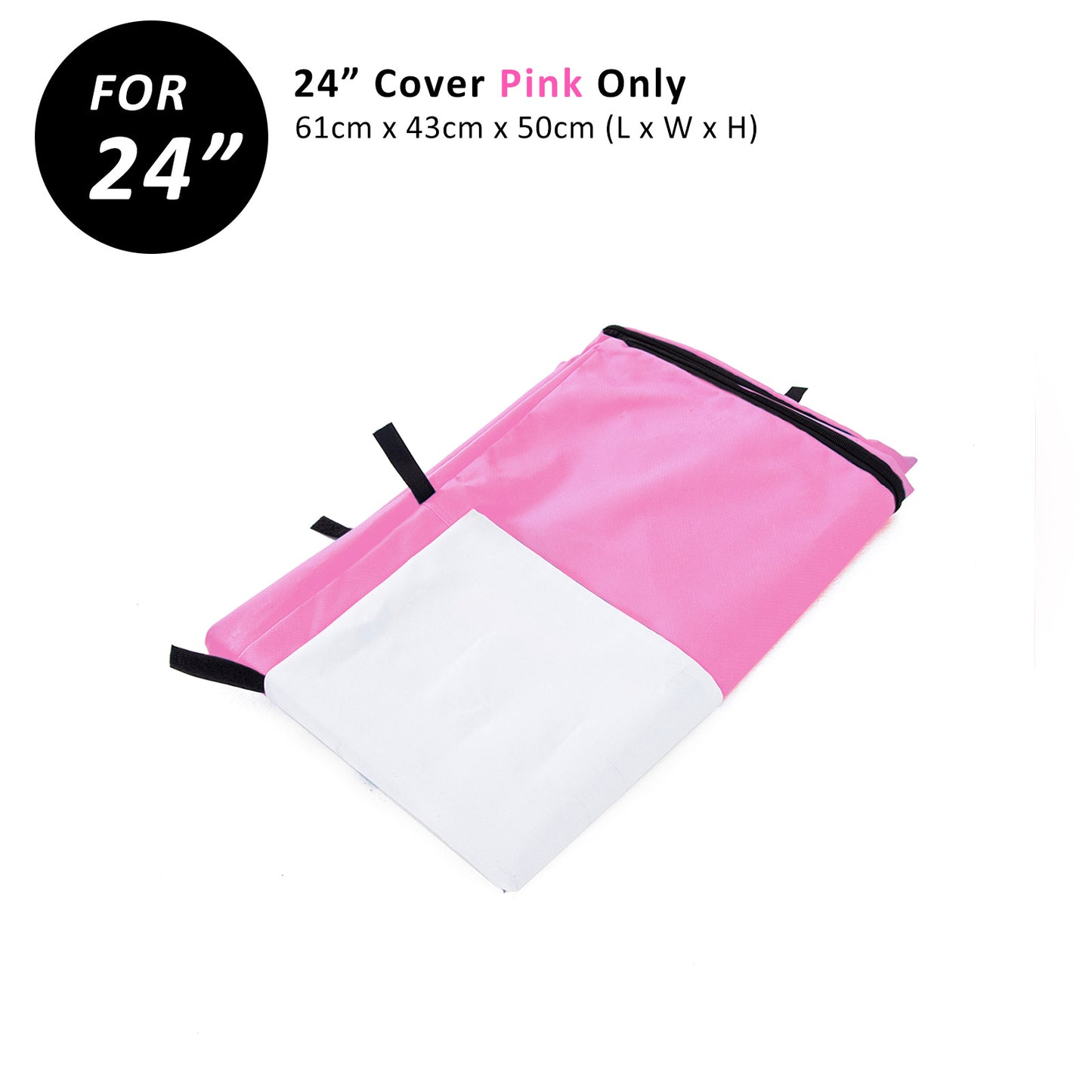 Cage Cover Enclosure for Wire Dog Cage Crate 24in PINK V274-PET-CV24-PK