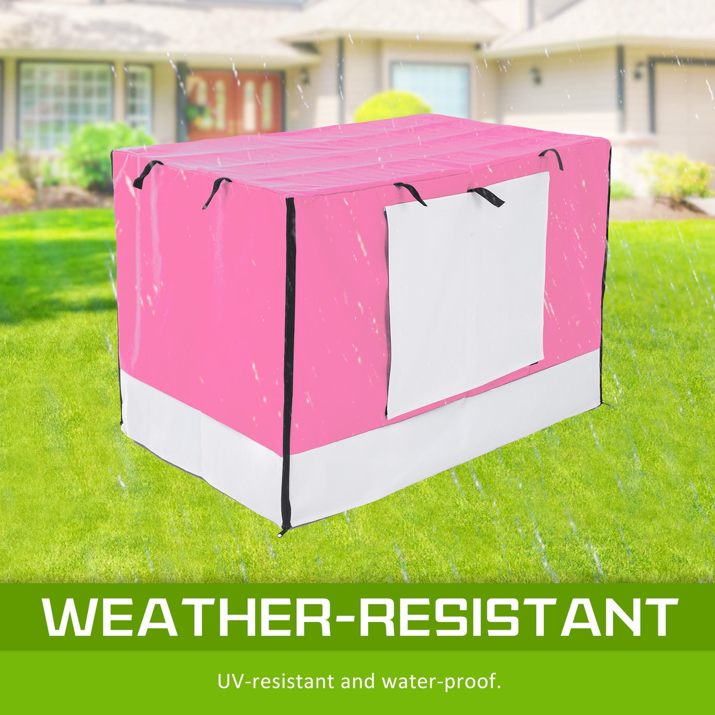 Cage Cover Enclosure for Wire Dog Cage Crate 36in PINK V274-PET-CV36-PK