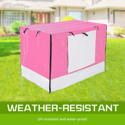 Cage Cover Enclosure for Wire Dog Cage Crate 36in PINK V274-PET-CV36-PK