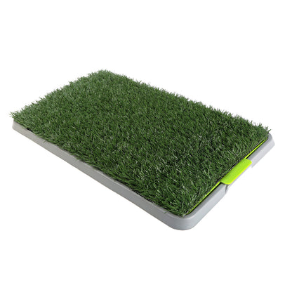 Pet Dog Potty Tray Training Toilet + 1 Grass Mat 69cm x 43cm V274-PET-HH202
