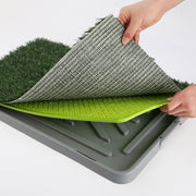 Pet Dog Potty Tray Training Toilet + 1 Grass Mat 69cm x 43cm V274-PET-HH202