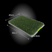 Pet Dog Potty Tray Training Toilet + 1 Grass Mat 69cm x 43cm V274-PET-HH202