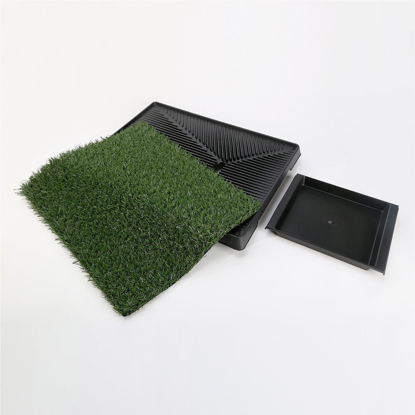 Pet Dog Potty Tray Training Toilet + 1 Grass Mat 63cm x 50cm V274-PET-HH208A-1MAT
