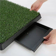 Pet Dog Potty Tray Training Toilet + 1 Grass Mat 63cm x 50cm V274-PET-HH208A-1MAT