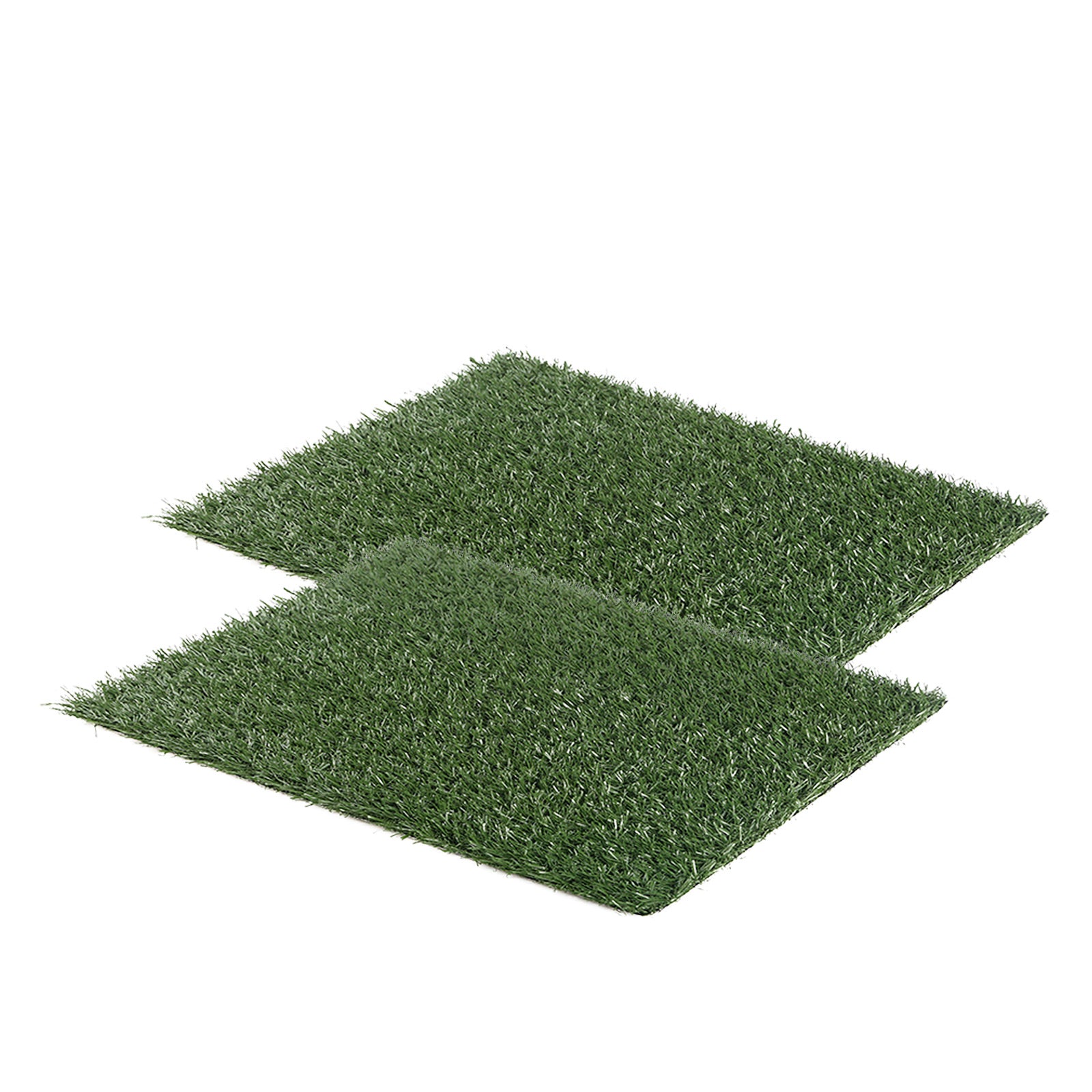 2 Grass Mat 63.5cm x 38cm for Pet Dog Potty Tray Training Toilet V274-PET-MAT-202-X2