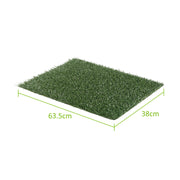 4 Grass Mat 63.5cm x 38cm for Pet Dog Potty Tray Training Toilet V274-PET-MAT-202-X4