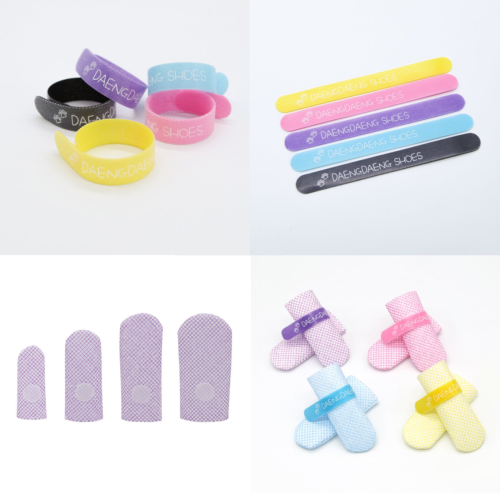 28pc X Dog Shoes Waterproof Disposable Boots Anti-Slip Pet Socks M VIOLET V274-PET-MIR-DDSHOEM-VT