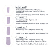28pc X Dog Shoes Waterproof Disposable Boots Anti-Slip Pet Socks M VIOLET V274-PET-MIR-DDSHOEM-VT