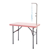 Paw Mate Pet Grooming Salon Table 97cm Adjustable Foldable Mobile Dog Cat for Commercial PINK V274-PET-PGT97-PK