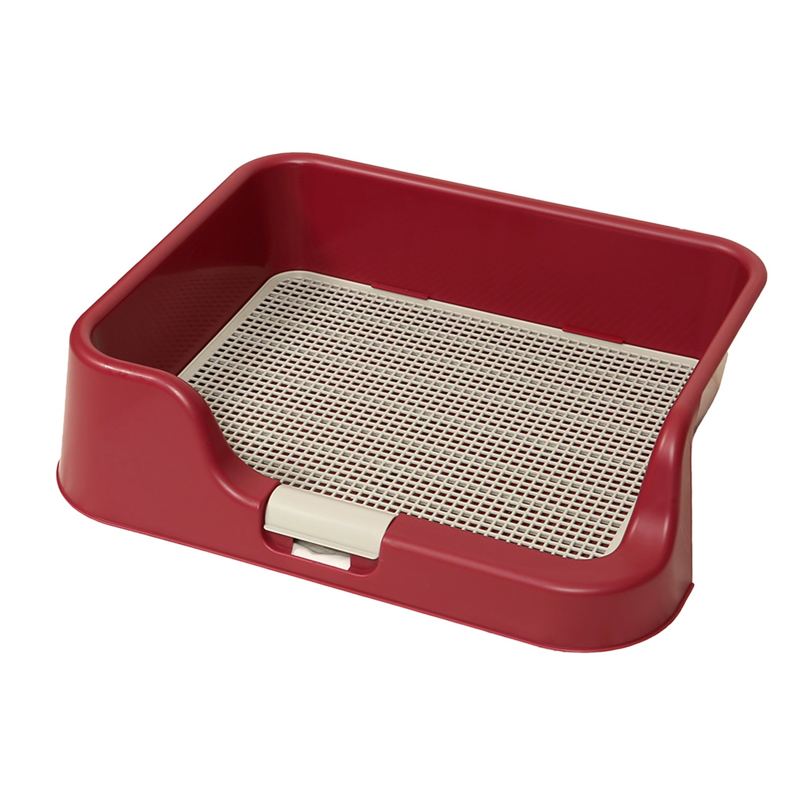 Dog Pet Potty Tray Training Toilet Raised Walls T1 WINE V274-PET-POTT1-WN