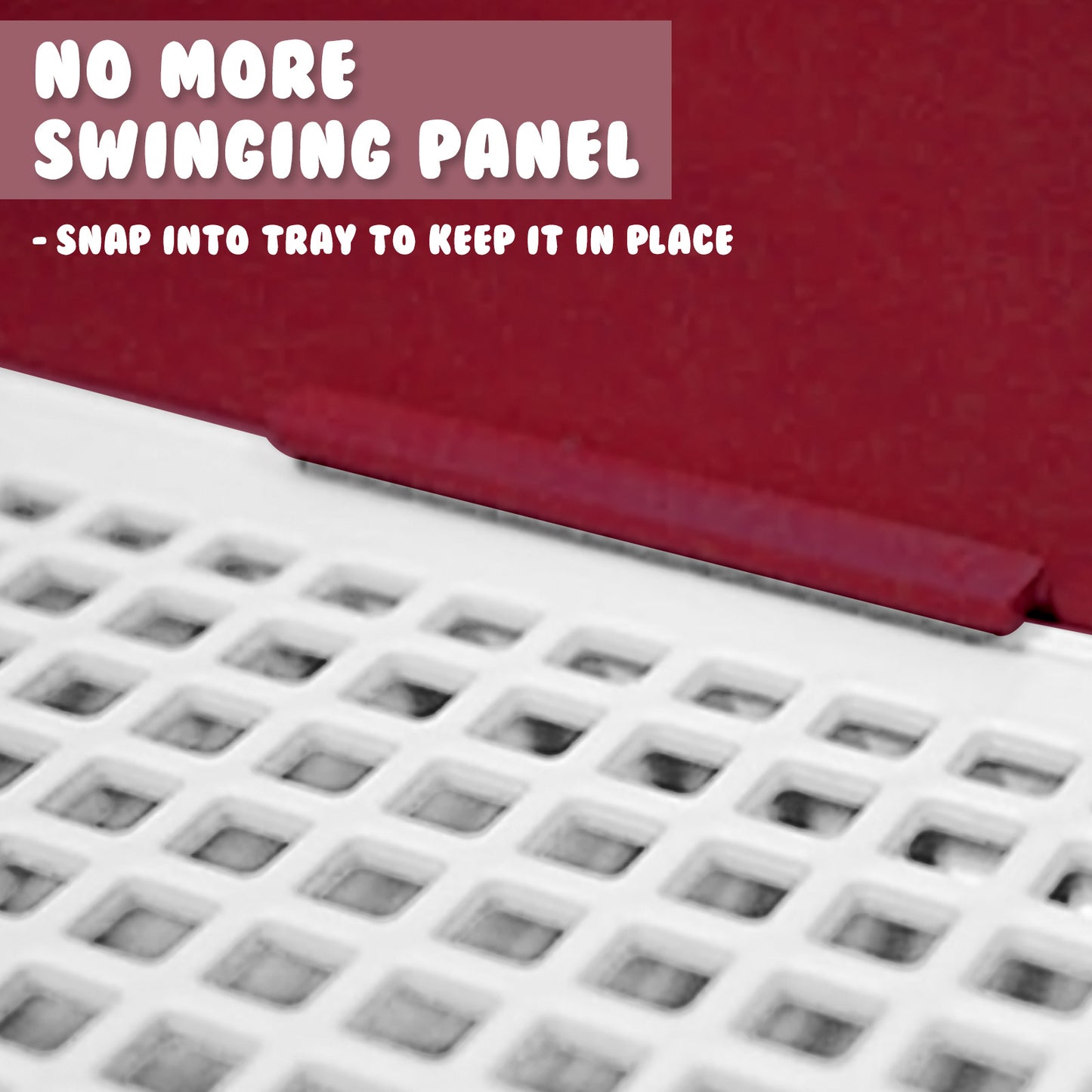 Dog Pet Potty Tray Training Toilet Raised Walls T1 WINE V274-PET-POTT1-WN