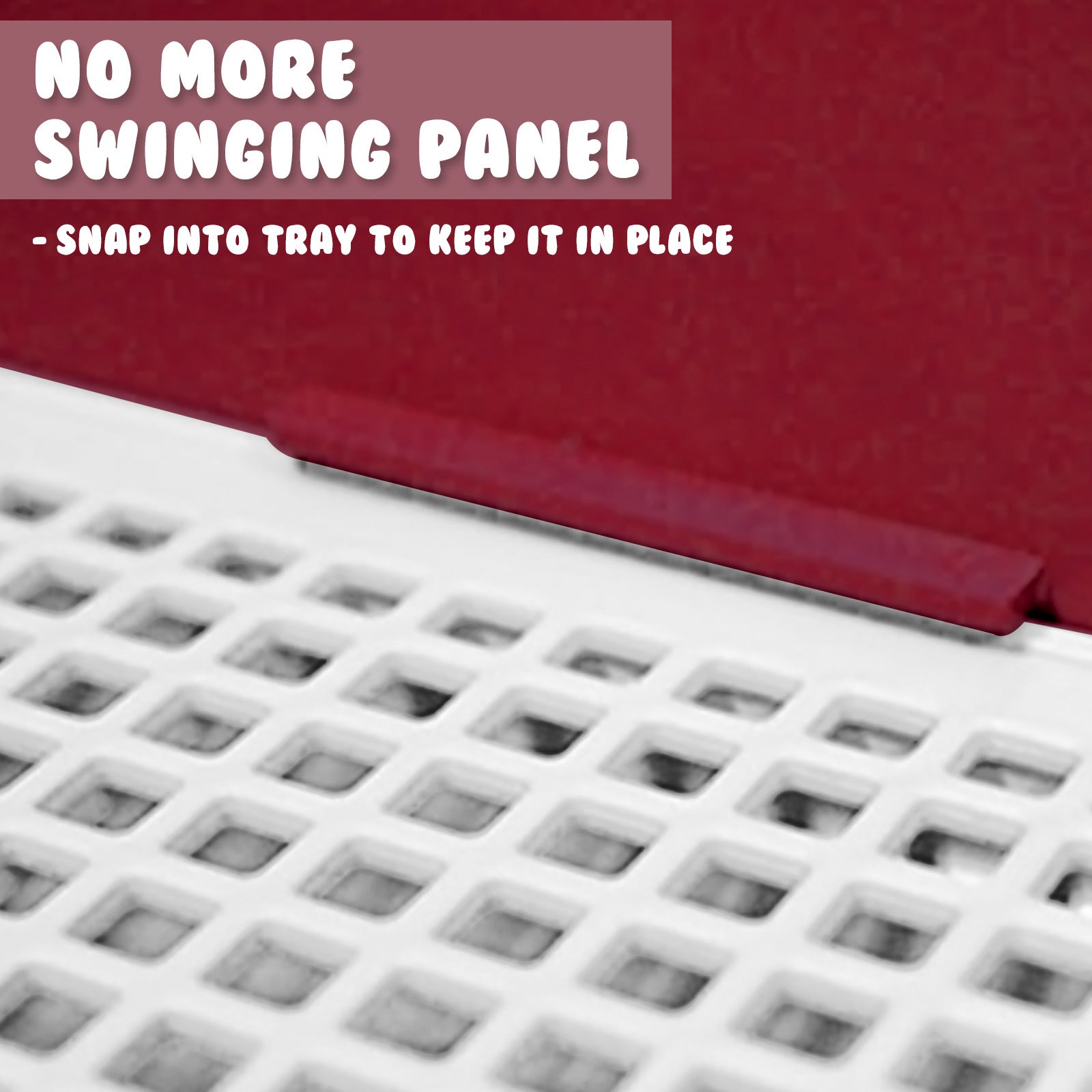 Dog Pet Potty Tray Training Toilet Raised Walls T1 WINE V274-PET-POTT1-WN