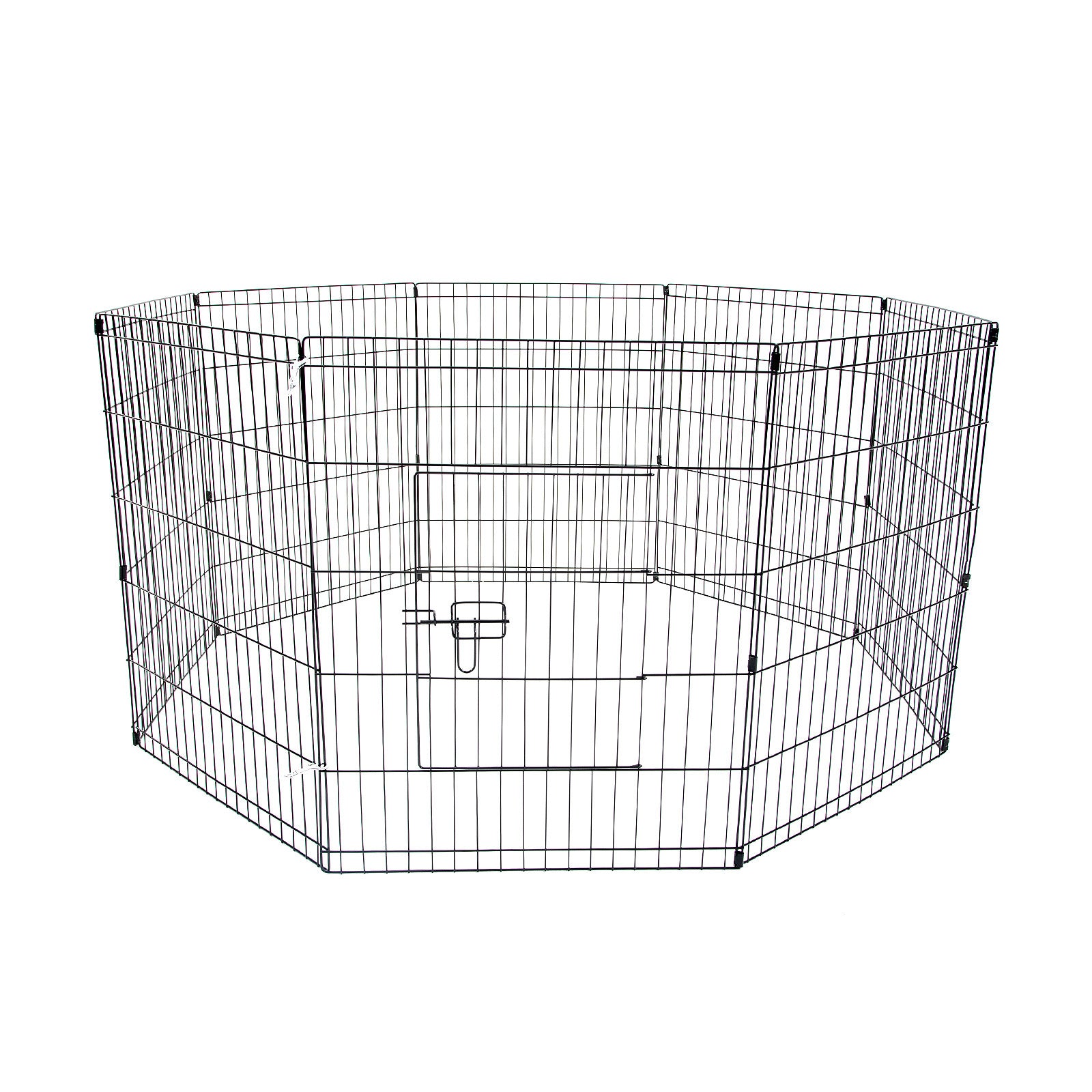 Pet Playpen Foldable Dog Cage 8 Panel 24in V274-PET-PP24