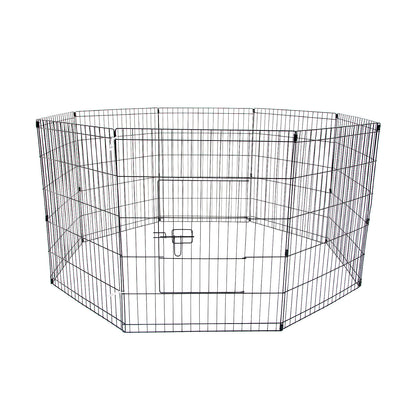 Pet Playpen Foldable Dog Cage 8 Panel 24in V274-PET-PP24