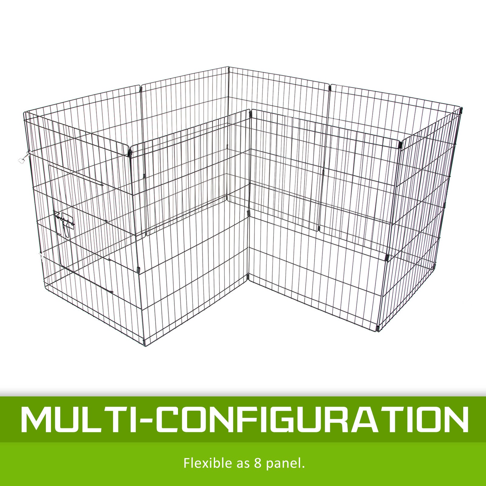 Pet Playpen Foldable Dog Cage 8 Panel 24in V274-PET-PP24