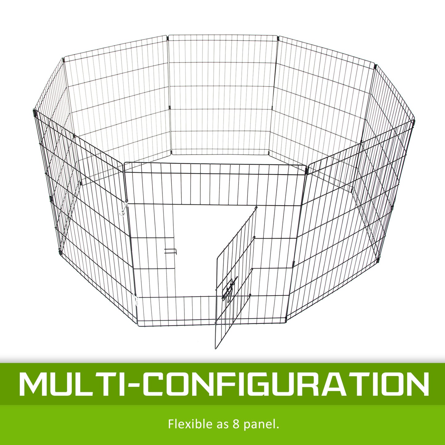 Pet Playpen Foldable Dog Cage 8 Panel 30in V274-PET-PP30