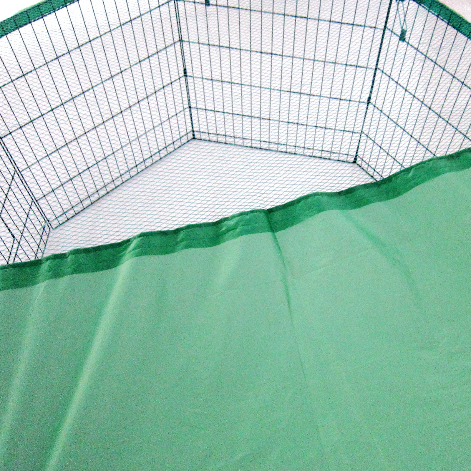 Net Cover Green for Pet Playpen Dog Cage 30in V274-PET-PPCV30-GN