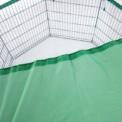 Net Cover Green for Pet Playpen Dog Cage 30in V274-PET-PPCV30-GN