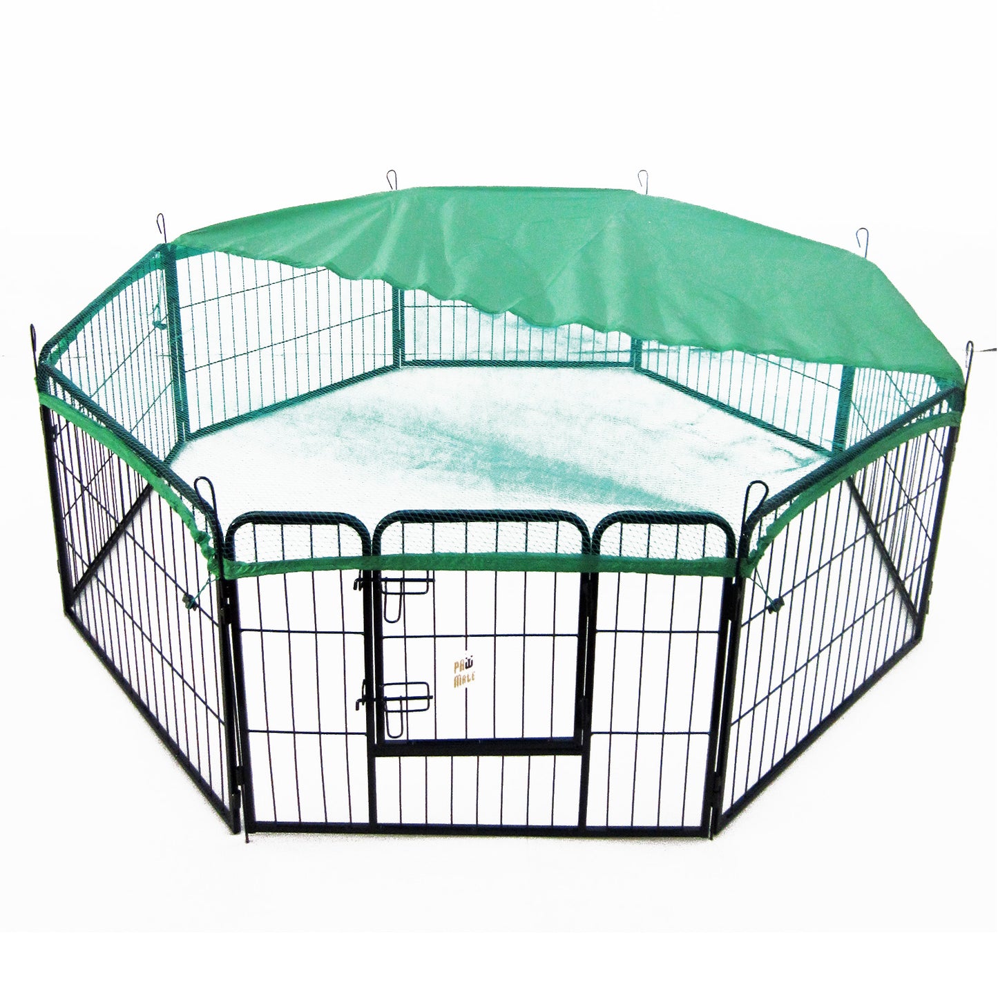 Net Cover Green for Pet Playpen Dog Cage 31in V274-PET-PPCV31S-GN