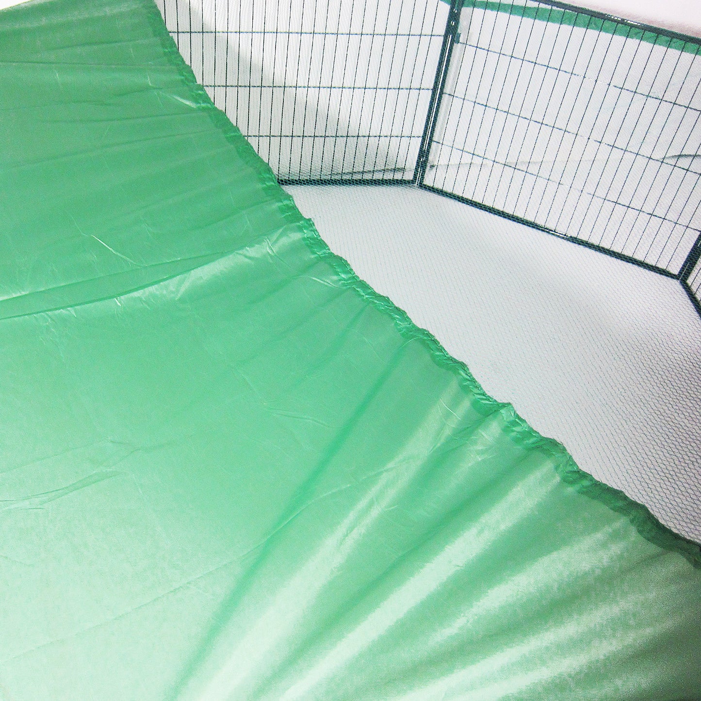 Net Cover Green for Pet Playpen Dog Cage 31in V274-PET-PPCV31S-GN