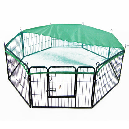 Net Cover Green for Pet Playpen Dog Cage 32in V274-PET-PPCV32S-GN