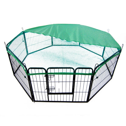 Net Cover Green for Pet Playpen Dog Cage 32in V274-PET-PPCV32S-GN