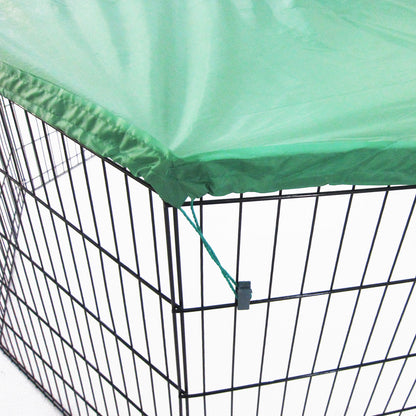 Net Cover Green for Pet Playpen Dog Cage 36in V274-PET-PPCV36-GN