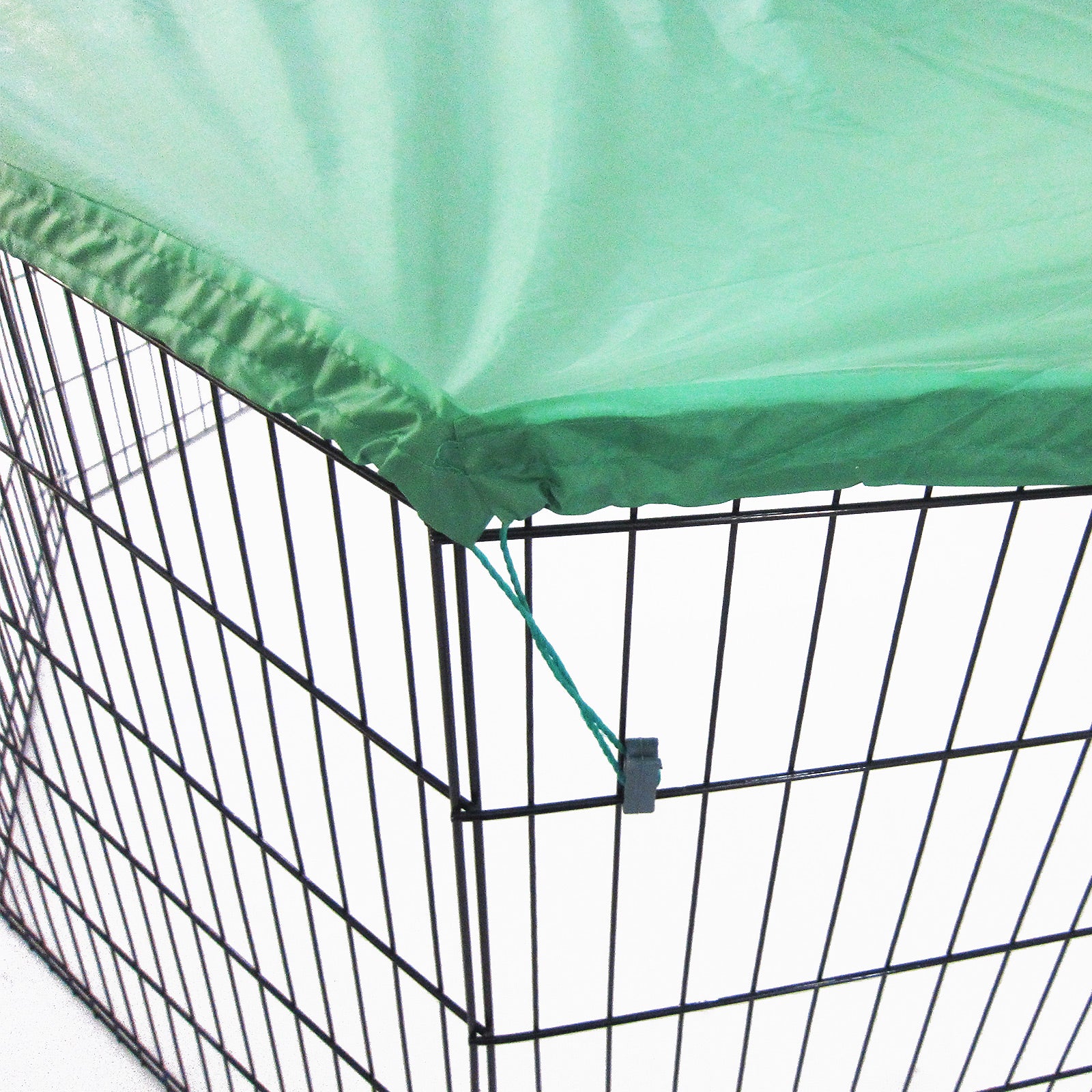 Net Cover Green for Pet Playpen Dog Cage 42in V274-PET-PPCV42-GN