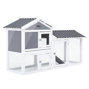 Rabbit Hutch Chicken Coop 147cm 2 Storey Pet Cage Run GRACIE V274-PET-RHPOLY1500S