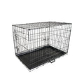 Wire Dog Cage Foldable Crate Kennel 24in with Tray V274-PET-WC24