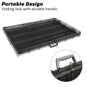 Wire Dog Cage Foldable Crate Kennel 24in with Tray V274-PET-WC24