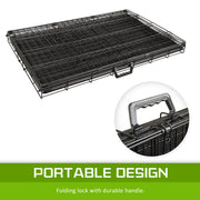 Wire Dog Cage Foldable Crate Kennel 30in with Tray V274-PET-WC30