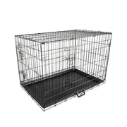 Wire Dog Cage Foldable Crate Kennel 36in with Tray V274-PET-WC36
