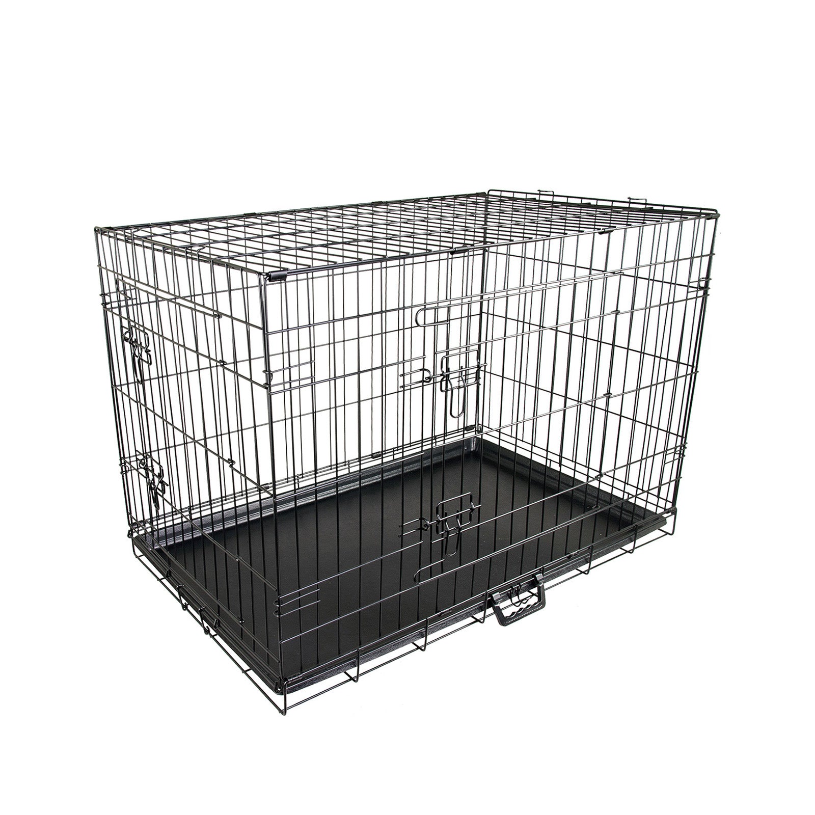 Wire Dog Cage Foldable Crate Kennel 36in with Tray V274-PET-WC36