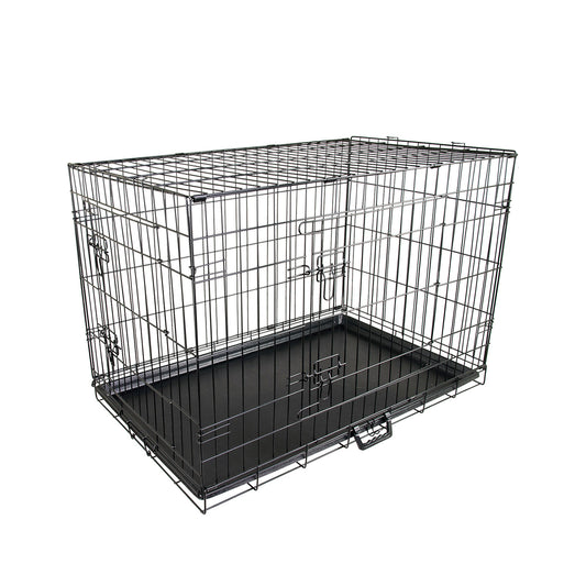 Wire Dog Cage Foldable Crate Kennel 36in with Tray V274-PET-WC36