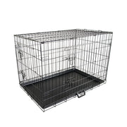 Wire Dog Cage Foldable Crate Kennel 42in with Tray V274-PET-WC42