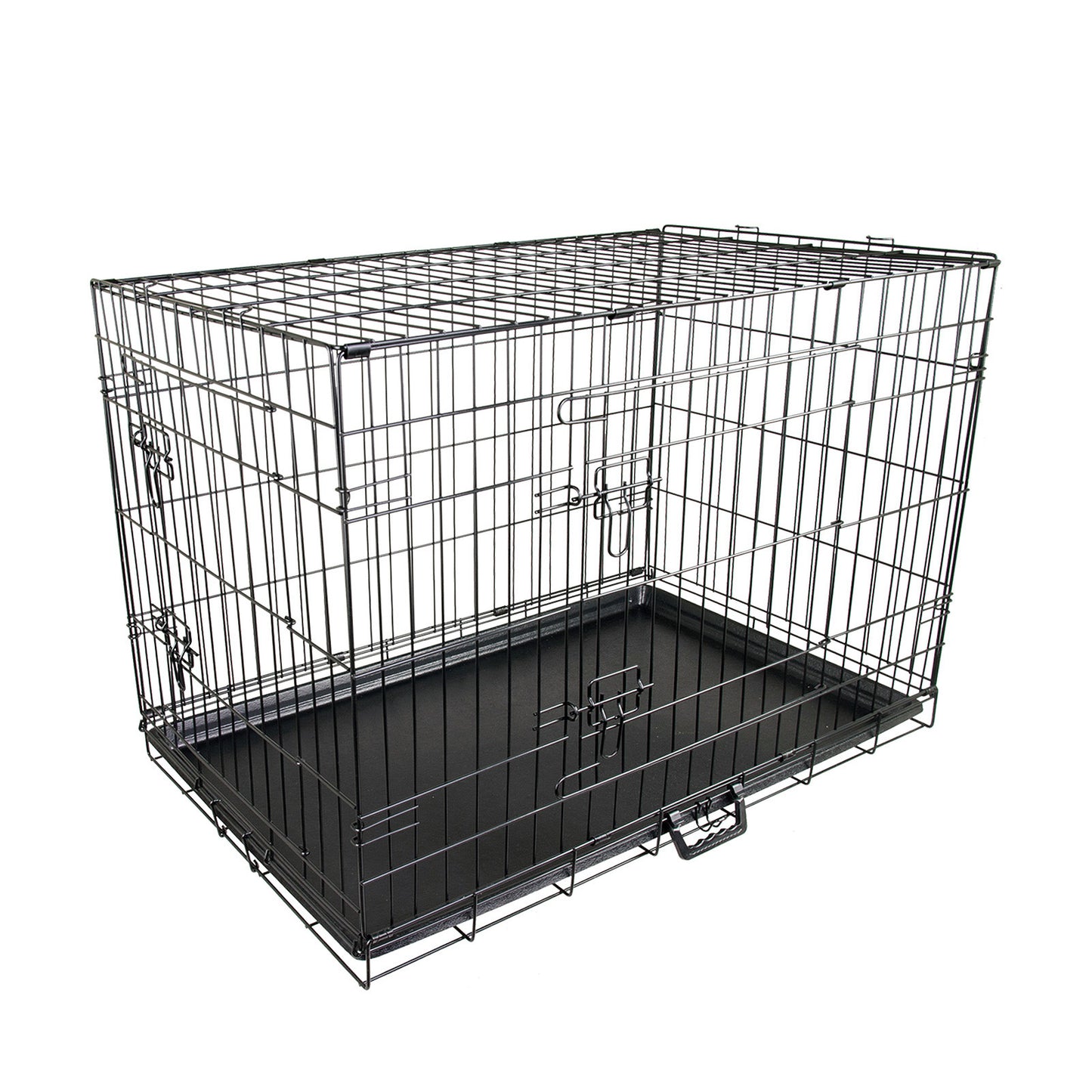 Wire Dog Cage Foldable Crate Kennel 48in with Tray V274-PET-WC48