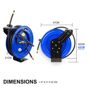 Air Hose Retractable Rewind Reel Automotive Industrial 15m V274-TL-DB320P15