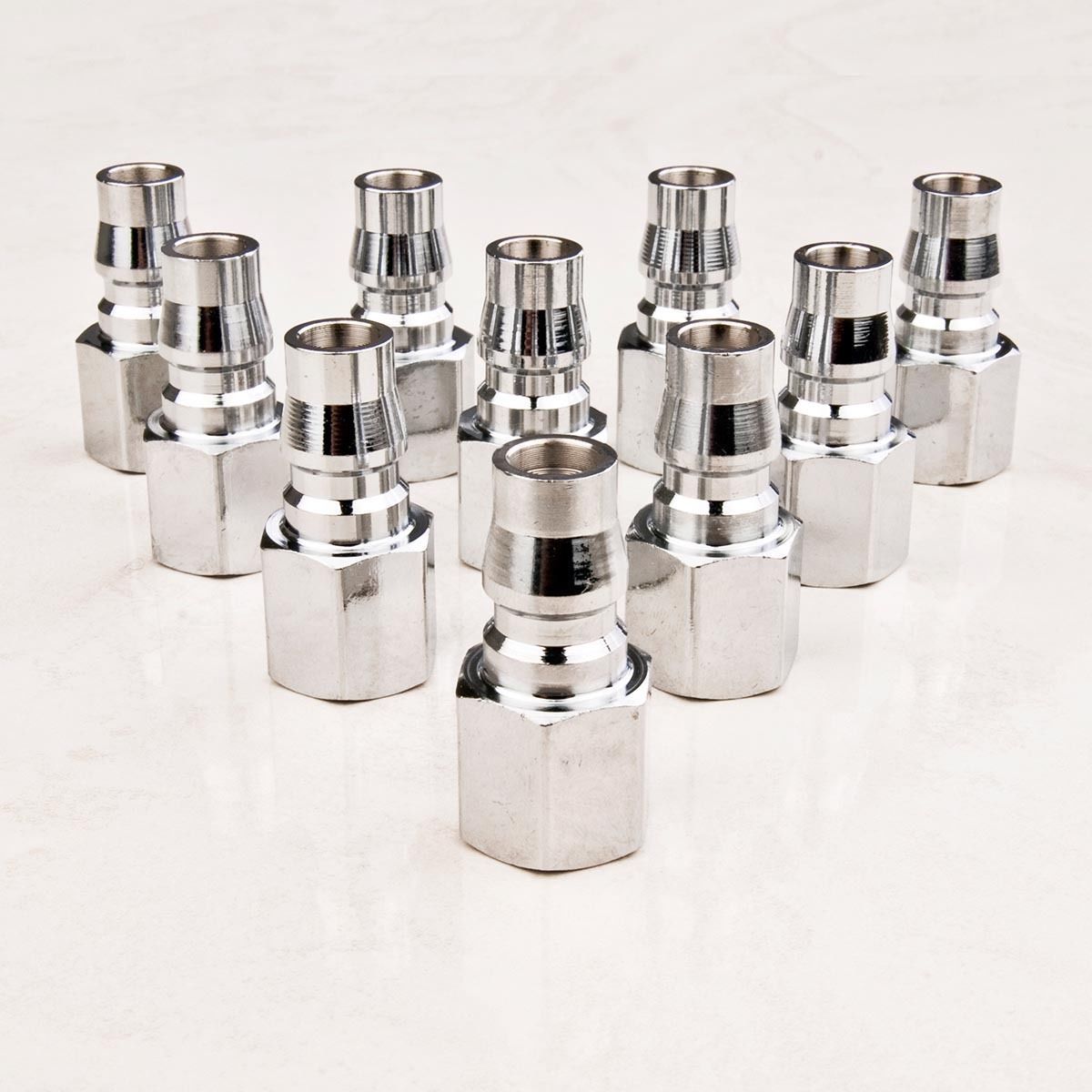 10X 1/4" Nitto Type Male Air Coupling Coupler Fitting Connector 4 x 2.5cm