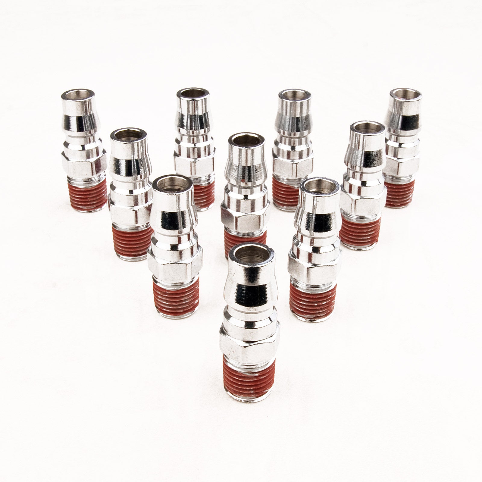 10X 1/4" Nitto Type Male Air Coupling Coupler Fitting Connector 4 x 1.5cm V274-TL-RP8335