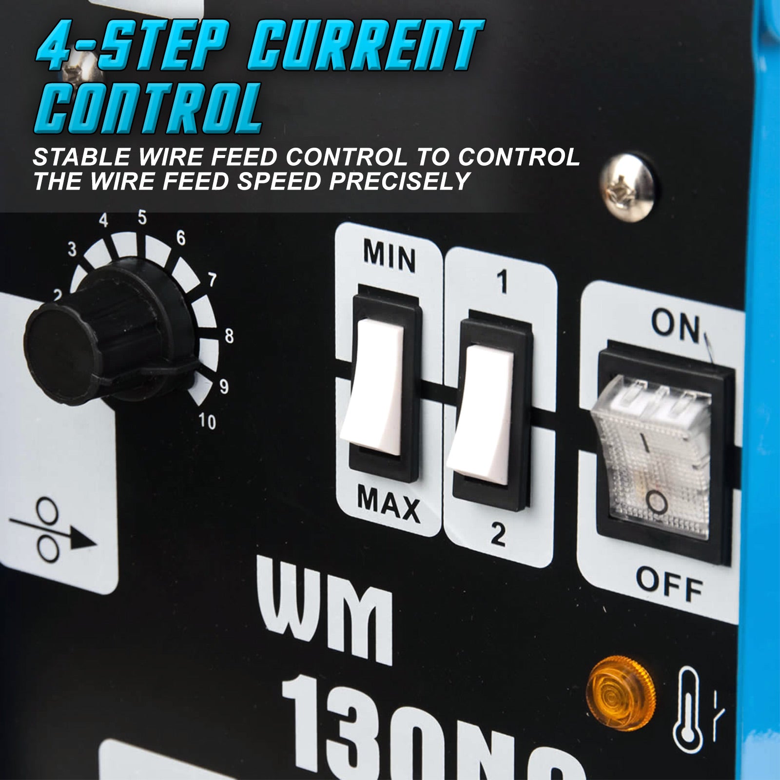MIG Gasless Welder + Wire Portable Welding Machine 130Amp V274-TL-WM130NG-WIRE